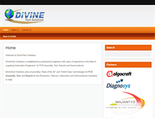 Tablet Screenshot of divinetechsolutions.com